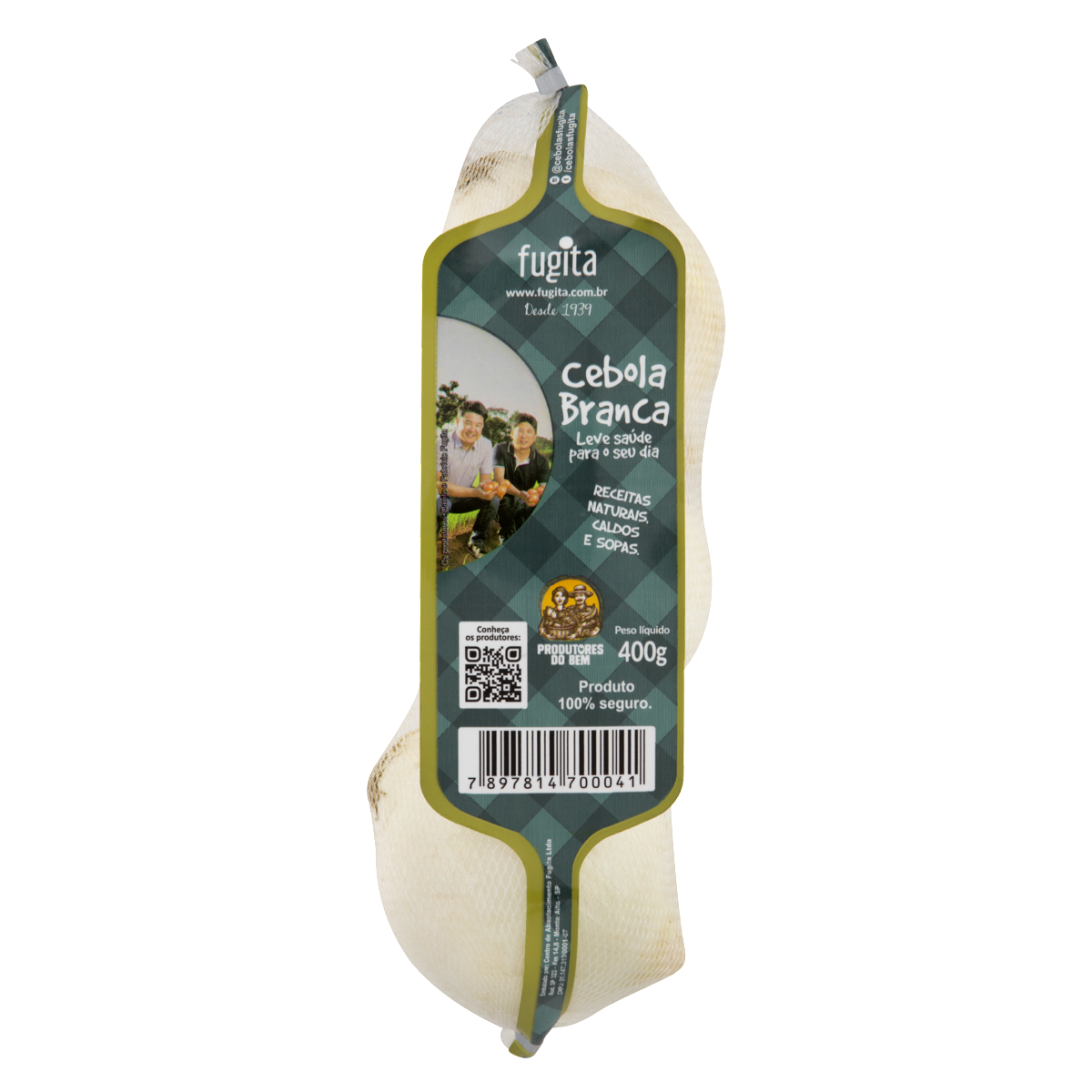 Cebola Branca Fugita 400g