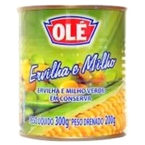 Dueto Olé Ervilha E Milho Lata 200gr