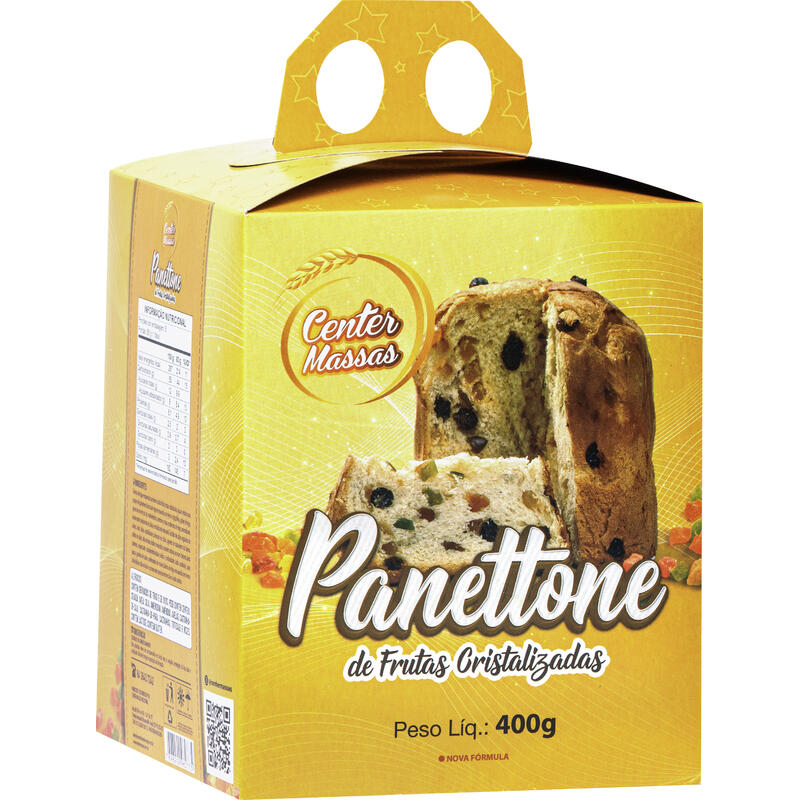 Panettone Center Massas Frutas 400g