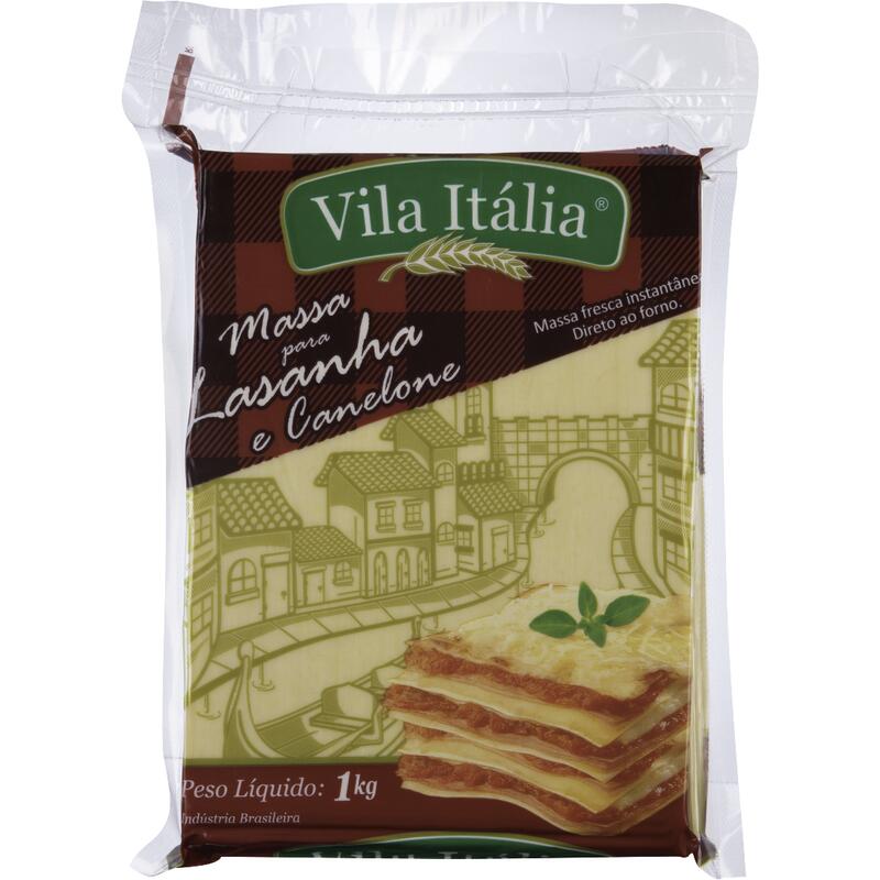 Massa para Lasanha Vila Itália 1kg