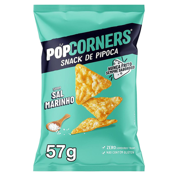 Salgadinho de Milho Sea Salt Popcorners Pacote 57g