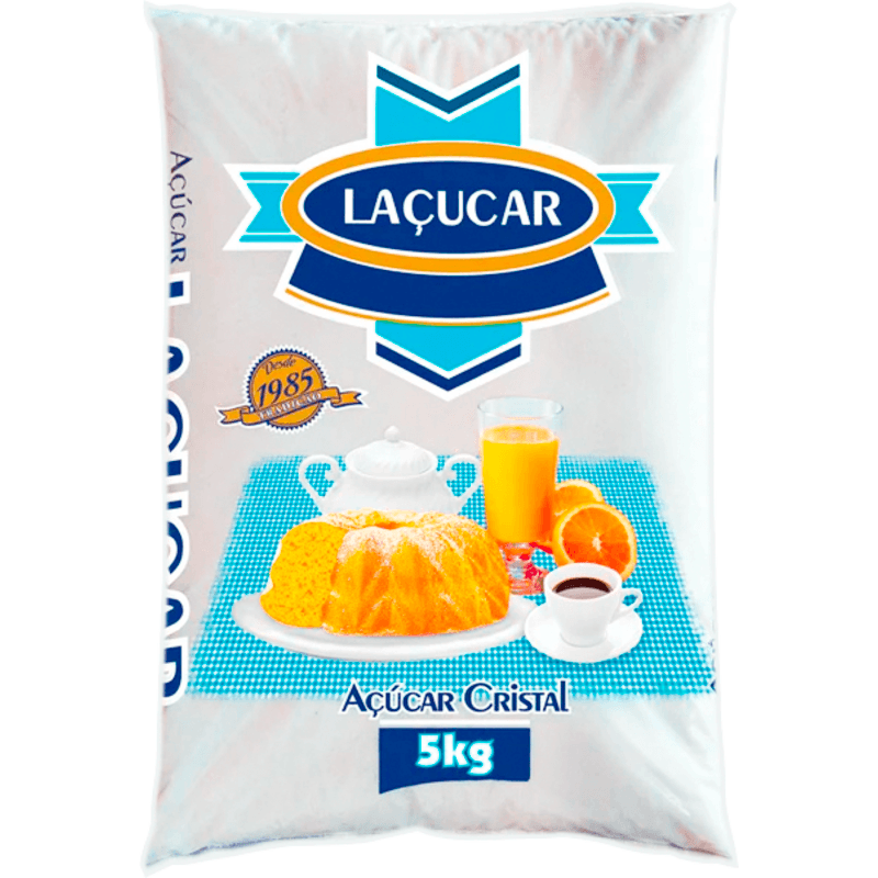 Açúcar Laçucar Cristal 5kg