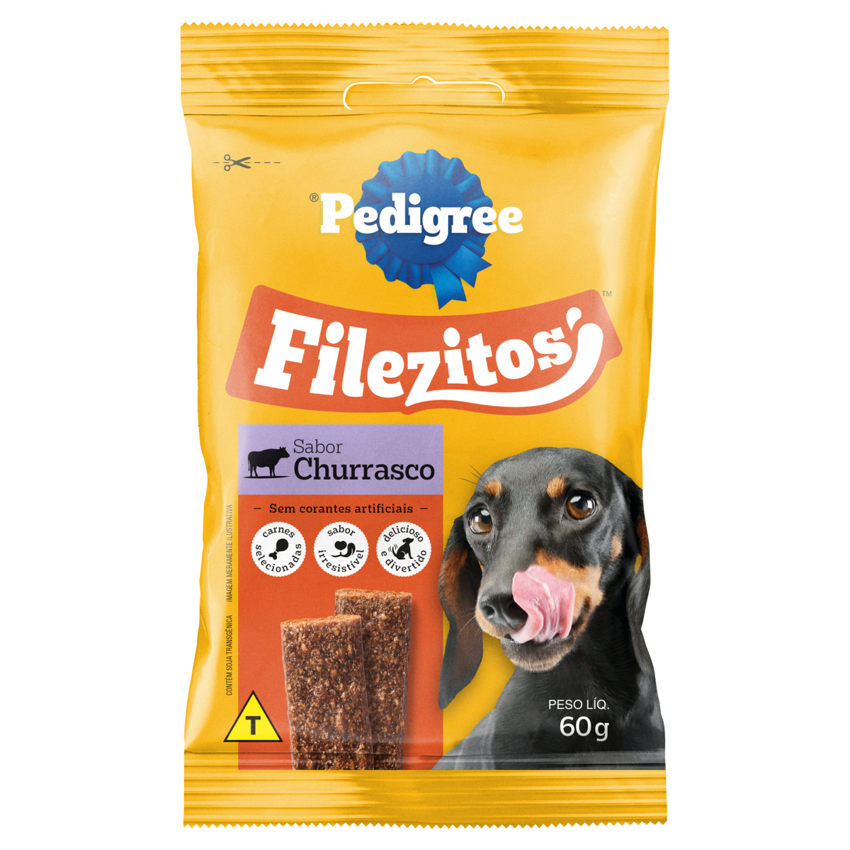 Petisco PEDIGREE para Cães Churrasco Adulto 60g