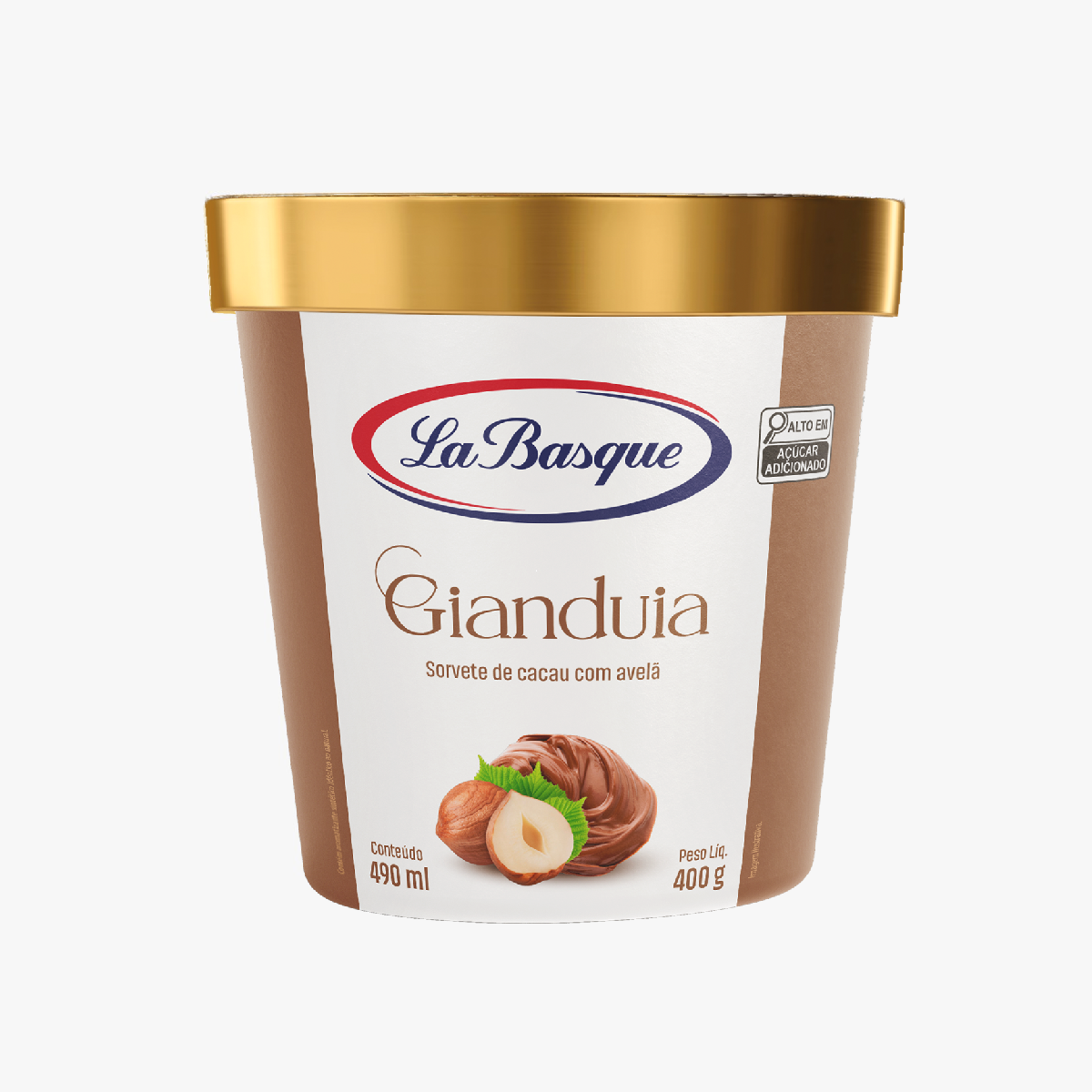 Sorvete Gianduia La Basque 490Ml