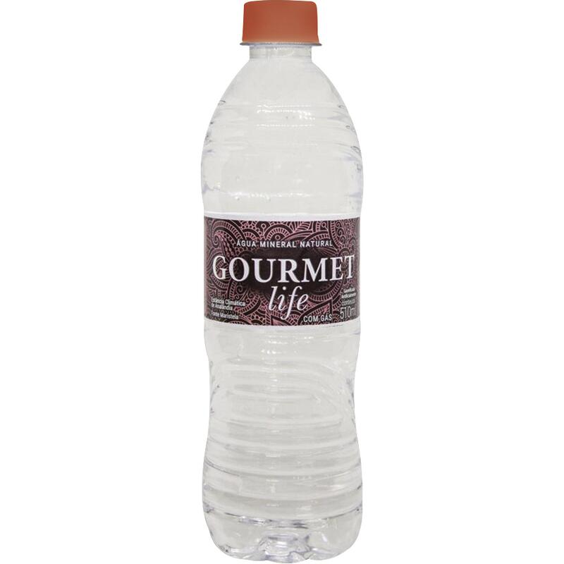 Água Mineral Gourmet Life Com gás 510ml