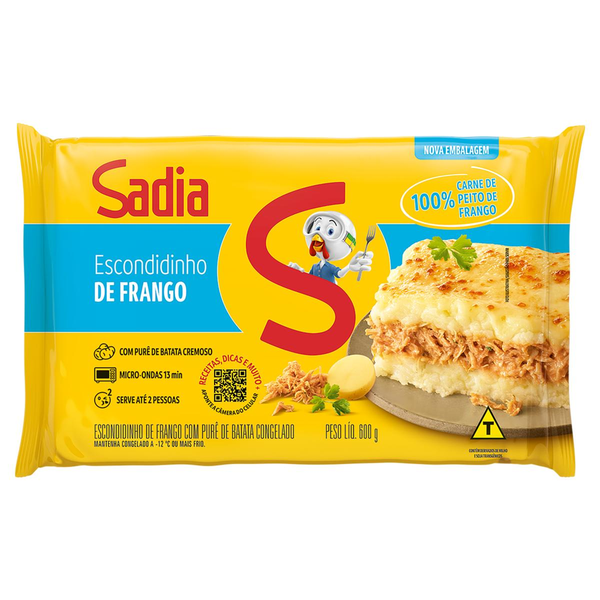 Escondidinho Sadia Frango Desfiado 600g