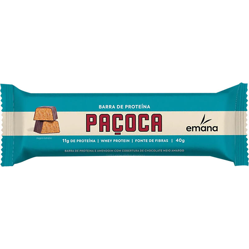 Barra de Proteína Emana Paçoca 40g