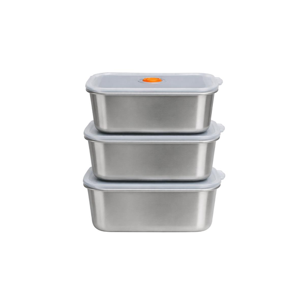 Pote Tocatta 1 Litro - Para Micro-ondas - Inox