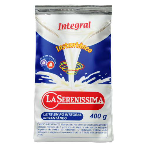 Leite Pó Instantâneo Integral La Serenissima Pacote 400g