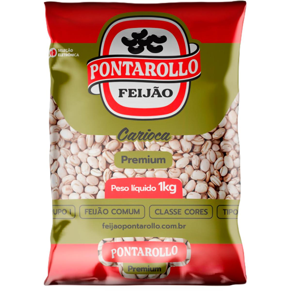 Feijão Pontarollo Premium 1kg - Carioca