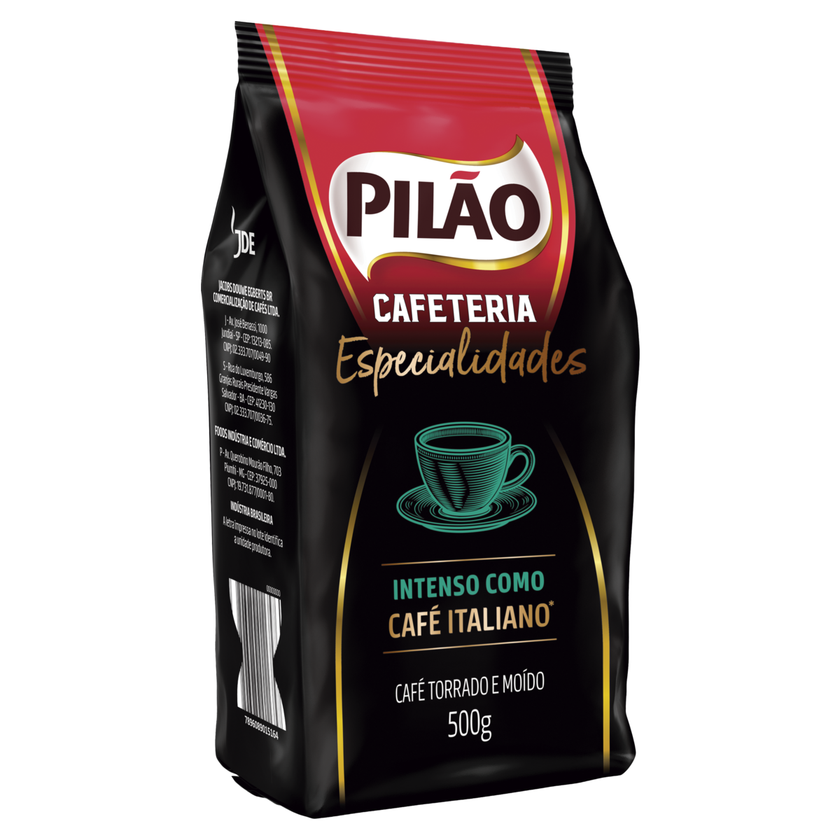 Café Torrado e Moído Italiano Pilão Cafeteria Especialidades Pacote 500g