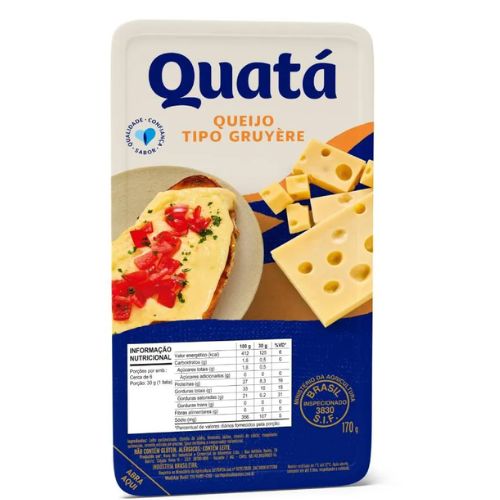 Queijo Quatá Tipo Gruyère 170g
