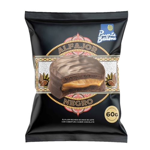 Alfajor PUNTA BALLENA Negro 60g