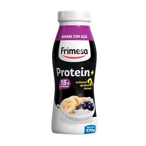 Iogurte Frimesa 170g - Protein+ - Açaí e Banana