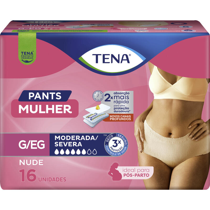 Roupa Íntima Tena Pants Mulher G/EG 16 un