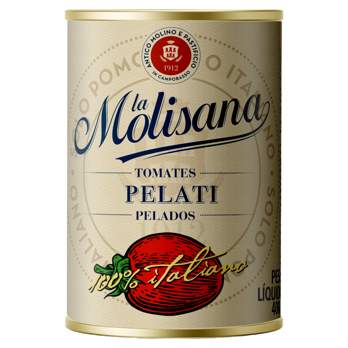 Tomate Pelado La Molisana Lata 400g