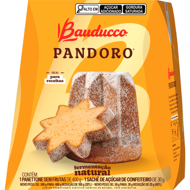 Panetone Bauducco Pandoro 400g