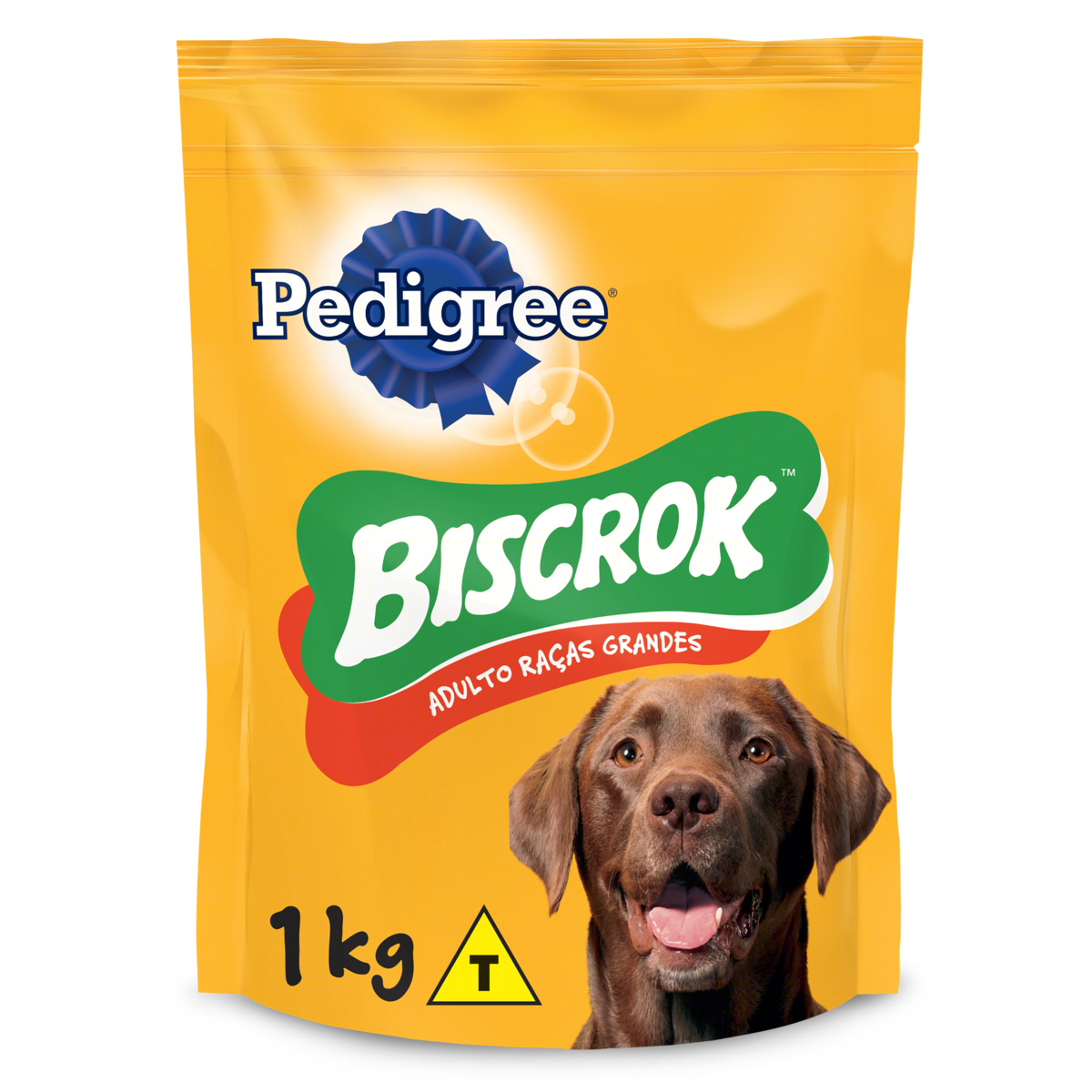 Biscoito Pedigree Biscrok para Cães Adultos Raças Grandes 1kg