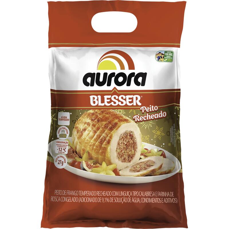Blesser Recheado Aurora Temp Preço por quilo no pacote