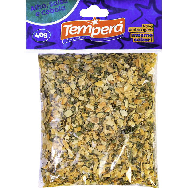 Alho, Cebola e Salsa Temperá 40g
