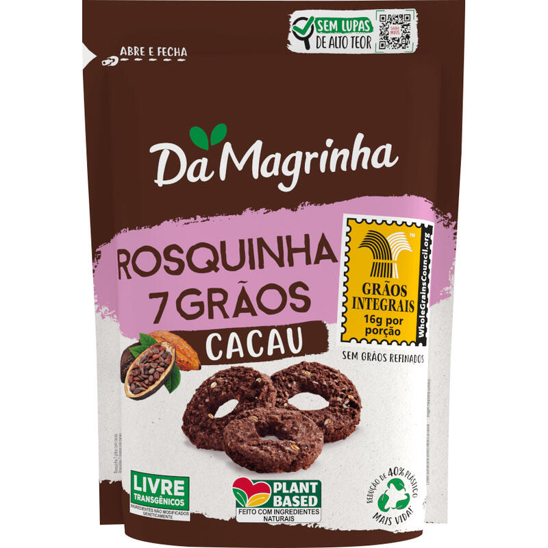 Biscoito Rosquinha DaMagrinha Cacau 120g