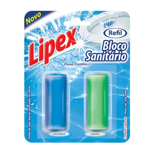 Bloco Sanitário Lipex Refil Com 2 Unidades