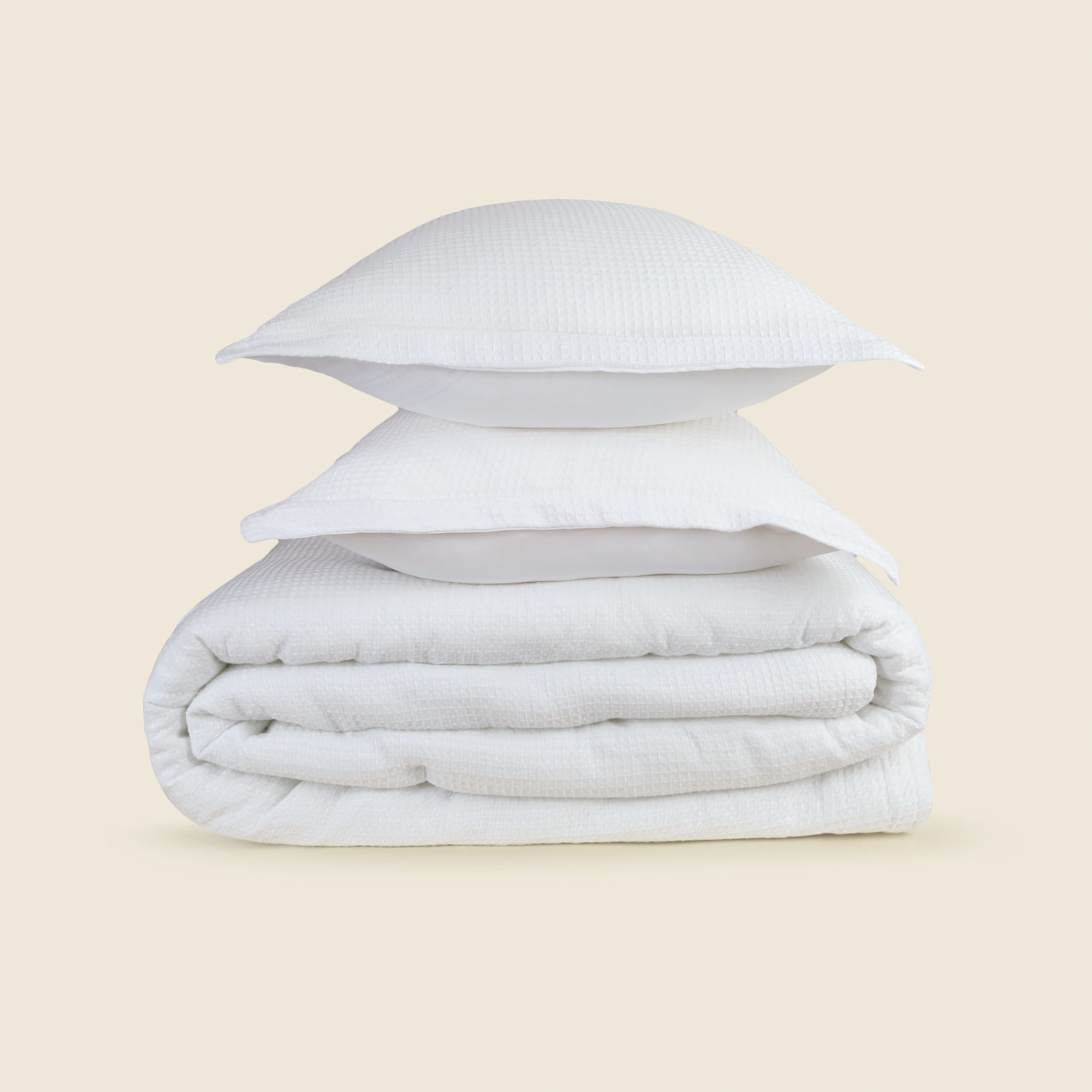 Kit Colcha Solteiro Microfibra Waffle - A\CASA