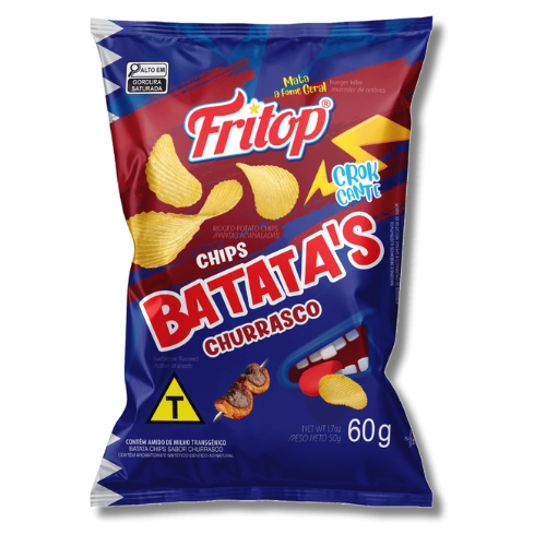 Batata Chips Fritop Churrasco 60g