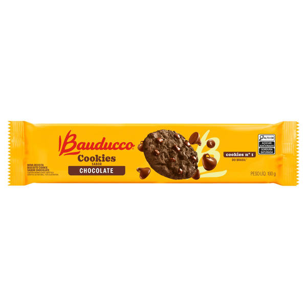 Biscoito Cookie Chocolate Bauducco Pacote 100g