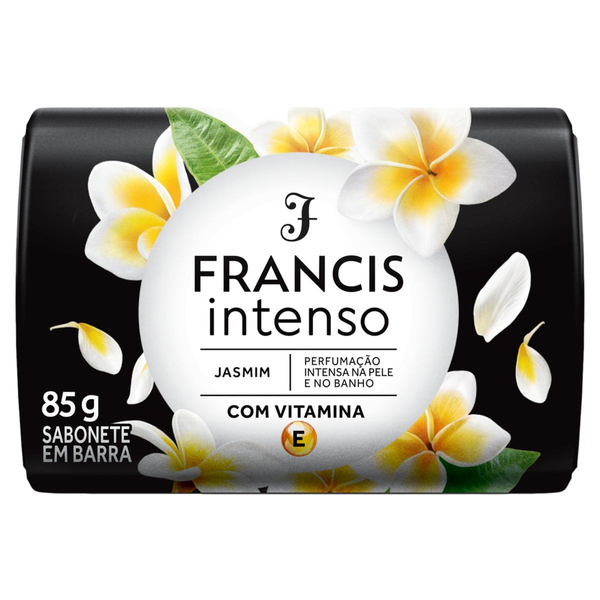 Sabonete Barra Jasmim Francis Intenso Envoltório 85g
