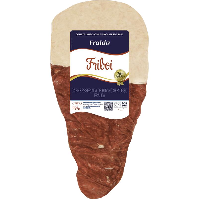 Carne Bovina Fraldinha Friboi Resf Preço por quilo na peça