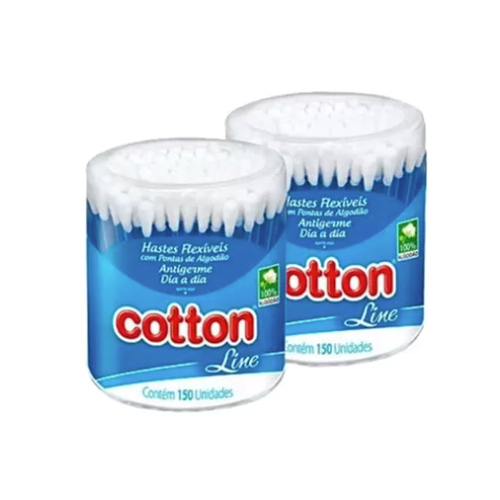 Cotonete Cotton Line Pt C/150 Dia A Dia