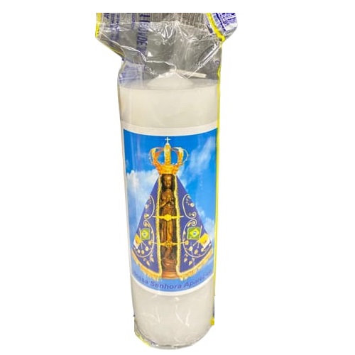 Vela 7 Dia Nossa Senhora Aparecida Santa Cruz 260g Com 1 Unidade