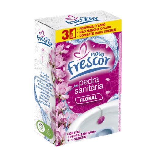 Pedra Sanitária Novo Frescor Floral 22g