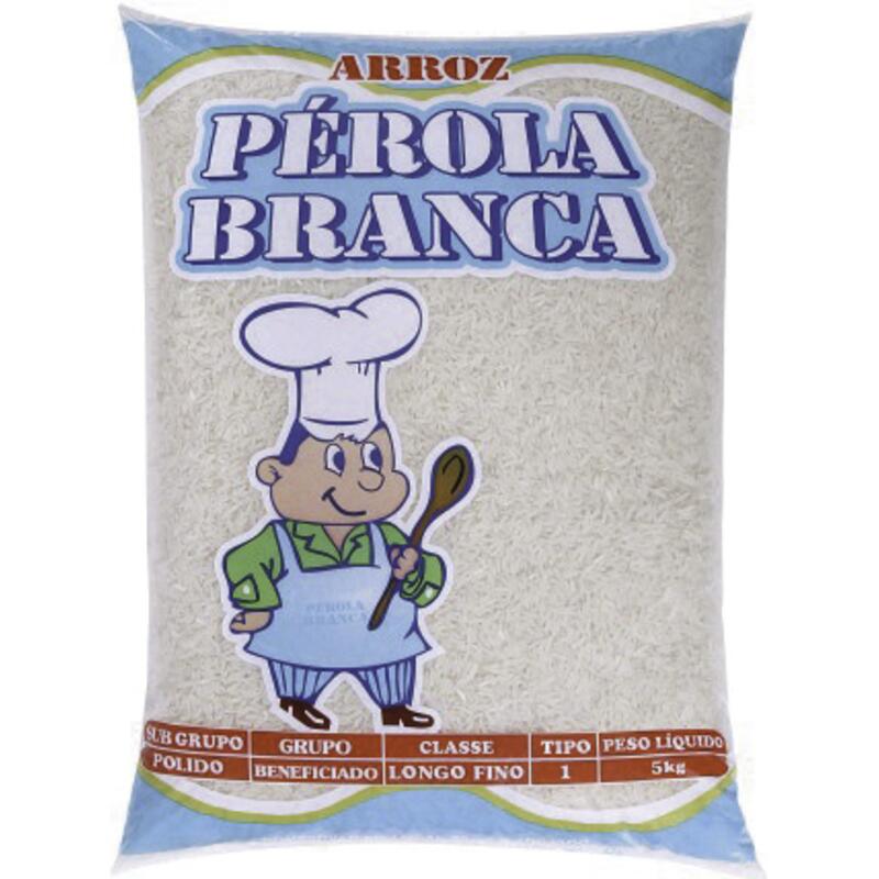 Arroz Pérola Branca Agulhinha 5kg
