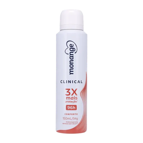Desodorante Aerossol Monange 94g - Feminino/ Masculino - Clinical