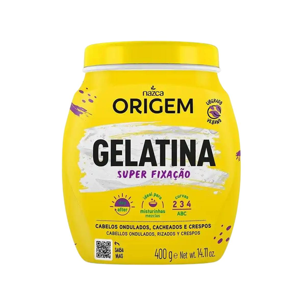 Gelatina Capilar Origem 400g - Super Fixação