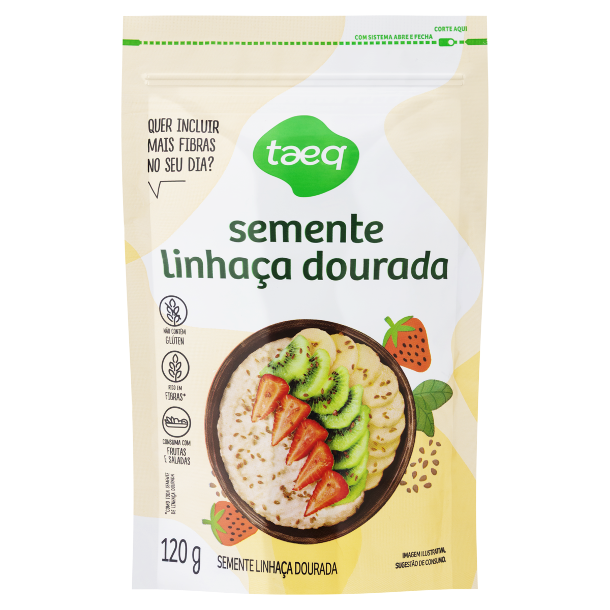 Semente de Linhaça Dourada Taeq 120g