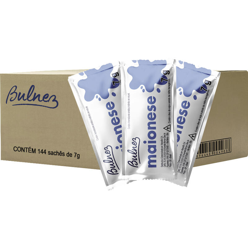 Maionese Bulnez Minissachê 144x7g