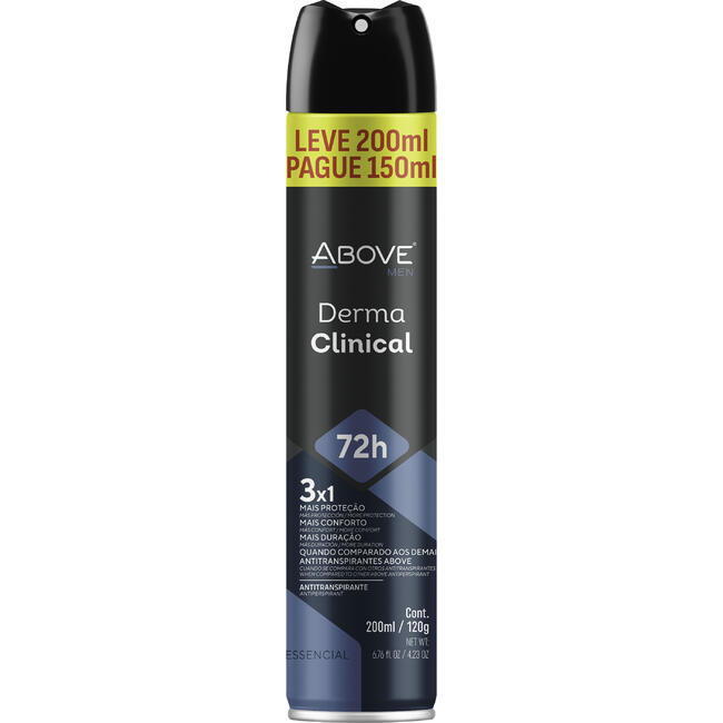 Desodorante Aerossol Above Clinical Men 200ml