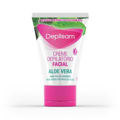 Creme Depilatório Facial Depilsam 50g Aloe Vera