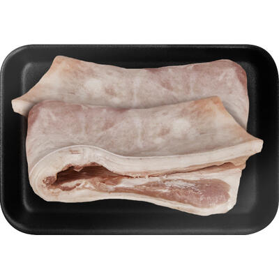 Toucinho com Couro Resf Fat Preço por quilo na bandeja