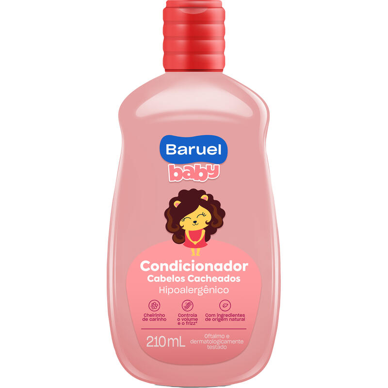 Condicionador Infantil Baruel Baby Cacheados 210ml