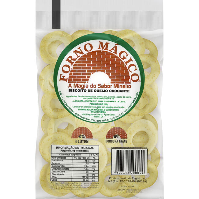 Biscoito de Polvilho Forno Mágico Queijo 200g