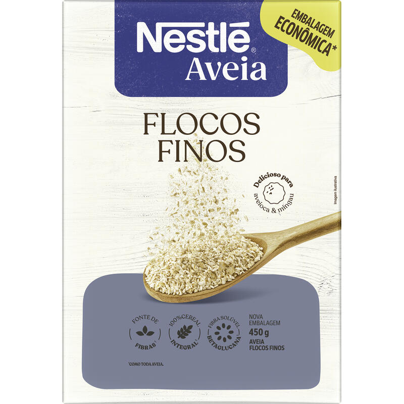Aveia NESTLÉ Flocos Finos 450g