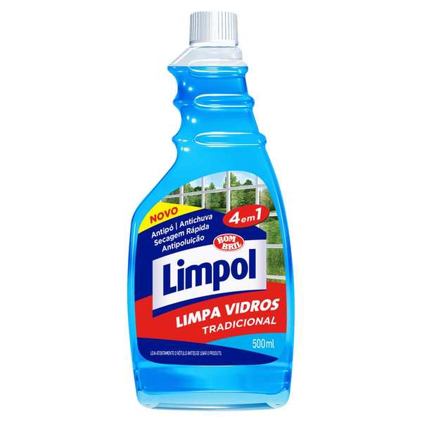 Limpa Vidros Limpol Refil 500ml