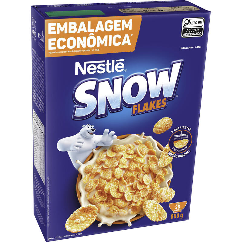 Cereal Matinal Nestlé Snow Flakes 800g