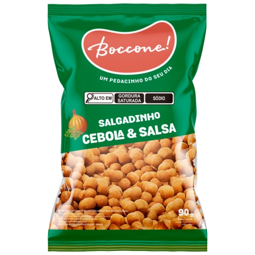 Salgadinho Boccone Cebola E Salsa 90g
