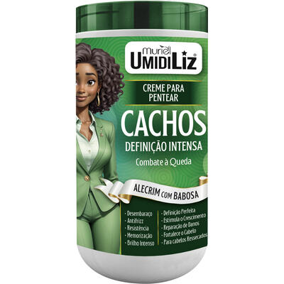 Creme para Pentear Muriel Cachos Alecrim com Babosa 925g