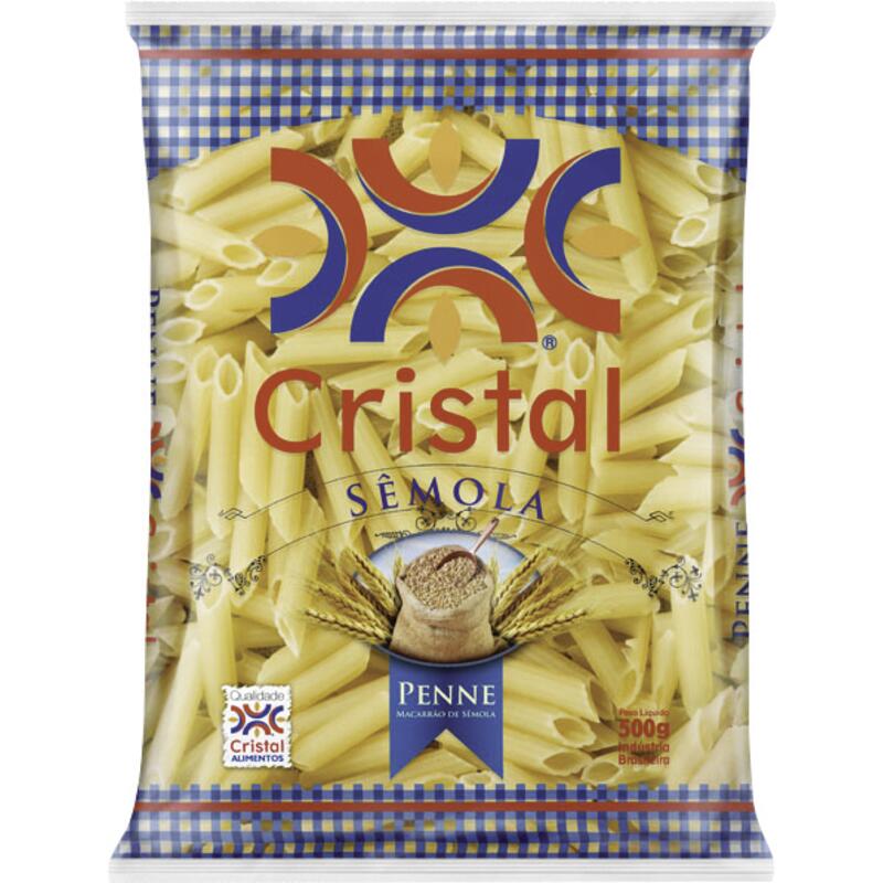 Macarrão de Sêmola Cristal Penne 500g